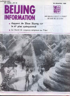 Beijing Information N°51 20 Décembre 1982 - Relations Soviéto-américaines : A T On Commencé à Danser Le Tango ? - Un Ges - Andere Tijdschriften