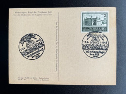 GERMANY 1942 POSTCARD SPECIAL POSTMARK NURNBERG 13-09-1942 DEUTSCHLAND SONDERSTEMPEL WEHRKAMPFTAGE DER SA - Storia Postale