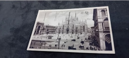 CARTOLINA MILANO- PIAZZA DEL DUOMO- VIAGGIATA 1936- FORMATO PICCOLO - Milano (Mailand)