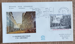 FDC 1988 - YT N°2538 - REVOLUTION / ASSEMBLEE DES 3 ORDRES - GRENOBLE + Flamme - 1980-1989