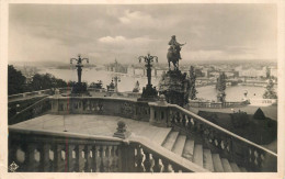 Postcard Hungary Budapest Prince Eugen Statue - Hongarije