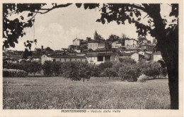 MONTEMAGNO - VEDUTA DALLA VALLE - F.P. - STORIA POSTALE - Asti