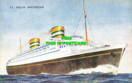 R614219 S. S. Nieuw Amsterdam. Bernard W. Church. Salmon - Wereld