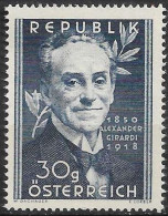 Austria  791 ** MNH. 1950 - Nuevos