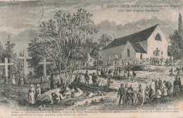 93 Clichy Sous Bois Notre Dame Des Anges Vers 1840 D' Après Vieille Gravure De  Daubigny  CPA - Clichy Sous Bois