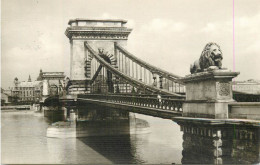Postcard Hungary Budapest Bridge - Hungría