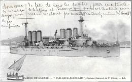 CPA-1910-MARINE-NAT-CROISEUR-CUUIRASSE1e Rang-WALDECK-ROUSSEAU-TBE/RARE - Warships