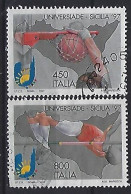 Italy 1997  Universiade, Sizilien  (o) Mi.2524-2525 - 1991-00: Afgestempeld