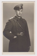 Ww2 Bulgaria Bulgarian Military Officer With Full Uniform, Portrait, Vintage Orig Photo 8.7x13.7cm. (54098) - Guerre, Militaire