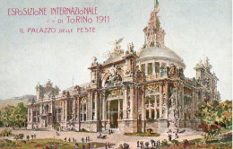 ESPOSIZIONE INTERNAZIONALE DI TORINO 1911 - IL PALAZZO DELLE FESTE - F.P. - Tentoonstellingen