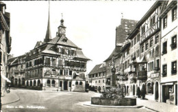 10557788 Stein Rhein Stein Rhein Rathausplatz O 1953 Stein Am Rhein - Autres & Non Classés