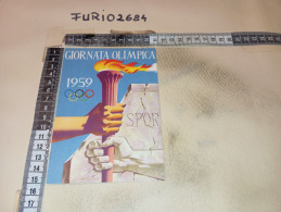 MX00440 ROMA 1959 TIMBRO ANNULLO COMITATO ORGANIZZATORE XVII° OLIMPIADE GIORNATA OLIMPICA 1959 - 1946-60: Marcofilia