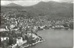 10557679 Lugano TI Lugano Fliegeraufnahme X 1955 Lugano - Andere & Zonder Classificatie