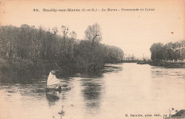 93 Neuilly Sur Marne La Marne Promenade En Canoe CPA - Neuilly Sur Marne