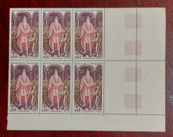 France Neufs N** Bloc De 6 Timbres YT N° 1497 Charlemagne - Mint/Hinged