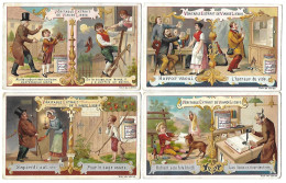 S 422 , Liebig 6 Cards, Proverbes (ref B8 R1) - Liebig