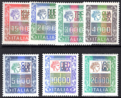 Italy 1978-87 Hihgh Value Set Unmounted Mint. - 1971-80: Mint/hinged