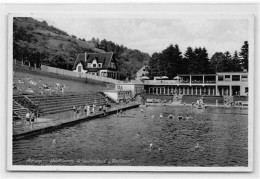 39097121 - Merzig. Staedtische Schwimmbad Heilborn Gelaufen. Leichter Stempeldurchdruck, Sonst Gut Erhalten - Other & Unclassified