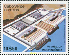 679358 MNH CABO VERDE 1982 7 ANIVERSARIO DE LA INDEPENDENCIA - Kaapverdische Eilanden