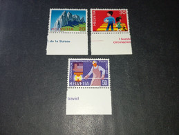 07AL08 SVIZZERA 1969 SERIE DI PROPAGANDA "XX" - Unused Stamps