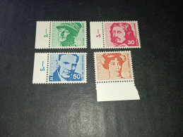 07AL08 SVIZZERA 1969 PERSONAGGI CELEBRI 1° SERIE "XX" - Unused Stamps