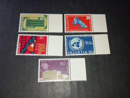 07AL08 SVIZZERA 1970 SERIE DI PROPAGANDA "XX" - Unused Stamps