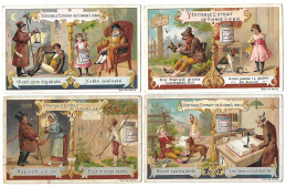 S 422, Liebig 6 Cards, Proverbes (spots) (ref B8 R2) - Liebig