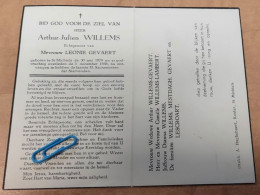 DP - Arthur Willems - Gevaert - St Michiels 1879 - 1956 - Obituary Notices