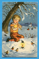 Bonne Annee Prosit Neujahr Happy New Year Enfant Flute - New Year