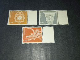 07AL08 SVIZZERA 1973 ARCHITETTURA E LAVORI ARTIGIANALI CARTA CON FILI DI SETA SERIE ORDINARIA "XX" - Unused Stamps