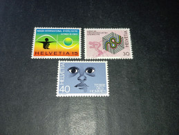 07AL08 SVIZZERA 1973 SERIE DI PROPAGANDA "XX" - Unused Stamps