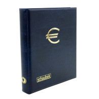 Schaubek Ringbinder Blau "Genius" Mit Goldprägung Euro MZ9303, Leer Neu - Materiale