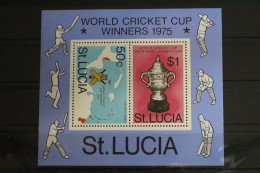 St. Lucia Block 9 Postfrisch #FM270 - St.Lucia (1979-...)