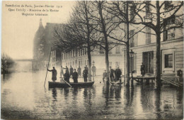Paris - La Crue De La Seine 1910 - La Crecida Del Sena De 1910