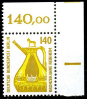 BERLIN DS SEHENSW Nr 832 Postfrisch ECKE-ORE X14357A - Unused Stamps