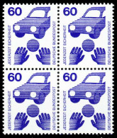 BRD DS UNFALLV Nr 701A Postfrisch VIERERBLOCK X27C722 - Unused Stamps