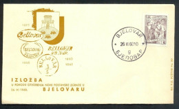 .Yugoslavia, 1960-06-26, Croatia, Bjelovar, New Post Building, Special Cover - Other & Unclassified