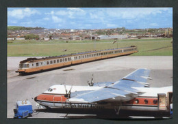 Photo-carte Moderne "Rame RGP Sur Le Tarmac De L'aéroport Du Touquet - Années 70" Train SNCF - Le Touquet - Trains