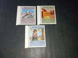 07AL09 SVIZZERA 1975 EUROPA DIPINTI "XX" - Nuevos