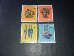 07AL09 SVIZZERA 1975 PRO PATRIA REPERTI ARCHEOLOGICI "XX" - Unused Stamps