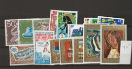 1975 MNH Polynesie Française Year Collection Postfris** - Full Years