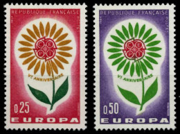 FRANKREICH 1964 Nr 1490-1491 Postfrisch S042426 - Neufs