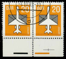 DDR DS LUFTPOST Nr 2832v Gestempelt WAAGR PAAR URA X958EDE - Used Stamps