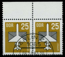 DDR DS LUFTPOST Nr 3129w Und 3129wI Gestempelt WAAGR PAAR OR X958E4A - Used Stamps