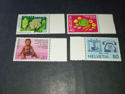 07AL09 SVIZZERA 1976 SERIE DI PROPAGANDA "XX" - Unused Stamps
