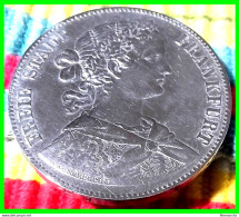 ALEMANIA - FREIE STADT FRANKFURT EIN VEREINSTHALER * XXX EIN PFUND FEIN - 1860 SILBER - Taler En Doppeltaler