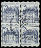 BERLIN DS BURGEN U. SCHLÖSSER Nr 532A Gestempelt VIERERB X7806DE - Used Stamps