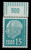 SAAR OPD 1957 Nr 388 Postfrisch ORA X799ACE - Unused Stamps