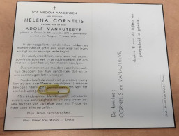 DP - Helena Cornelis - Vanautreve - Deinze 1871 - Petegem 1959 - Obituary Notices