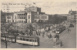 DE625 ---   LEIPZIG  --  NEUE THEATER  --  TRAMWAY --  1927 - Leipzig